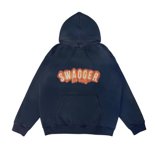 Melt Logo Hoodie <NAVY>