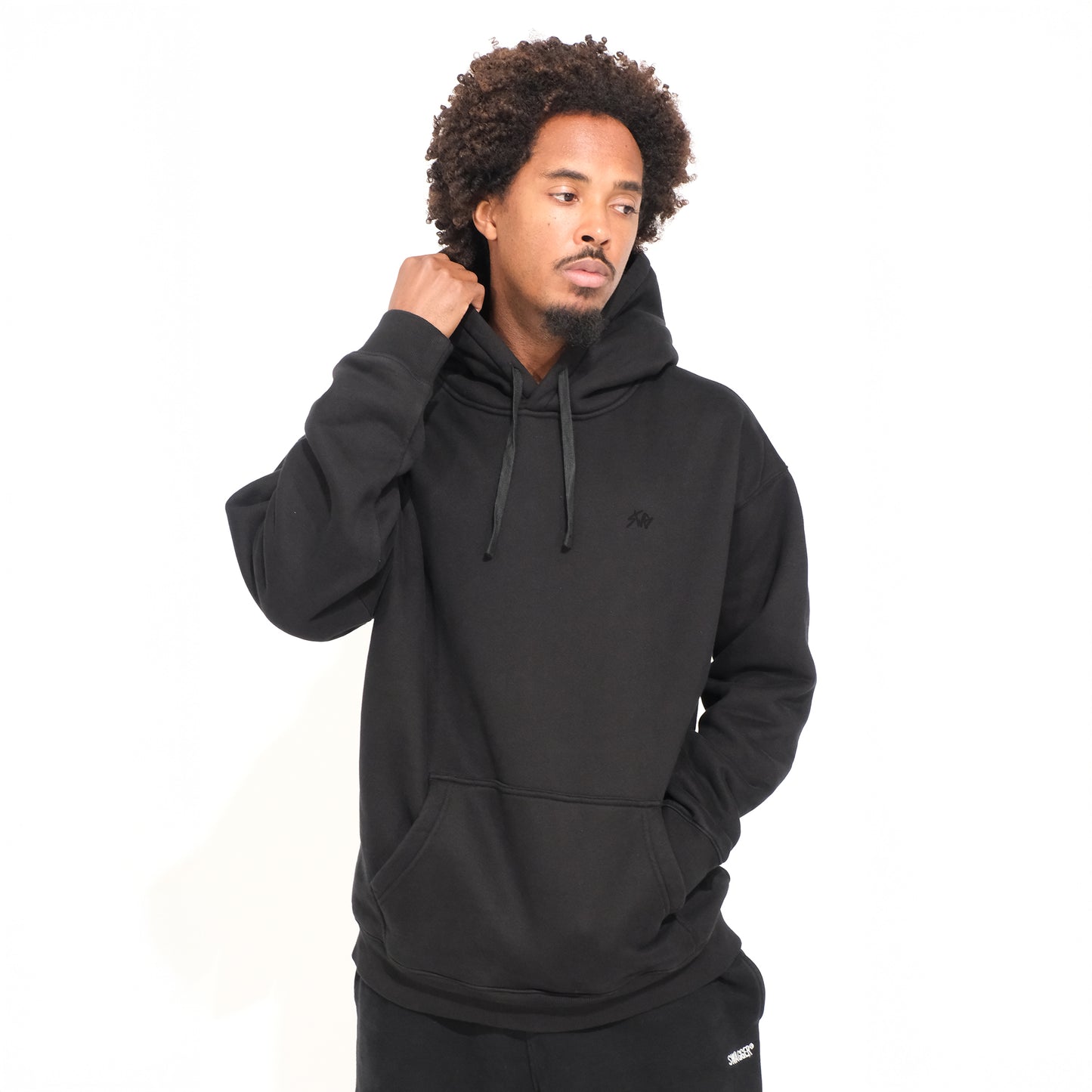 Small Signature Hoodie <BK×BK>