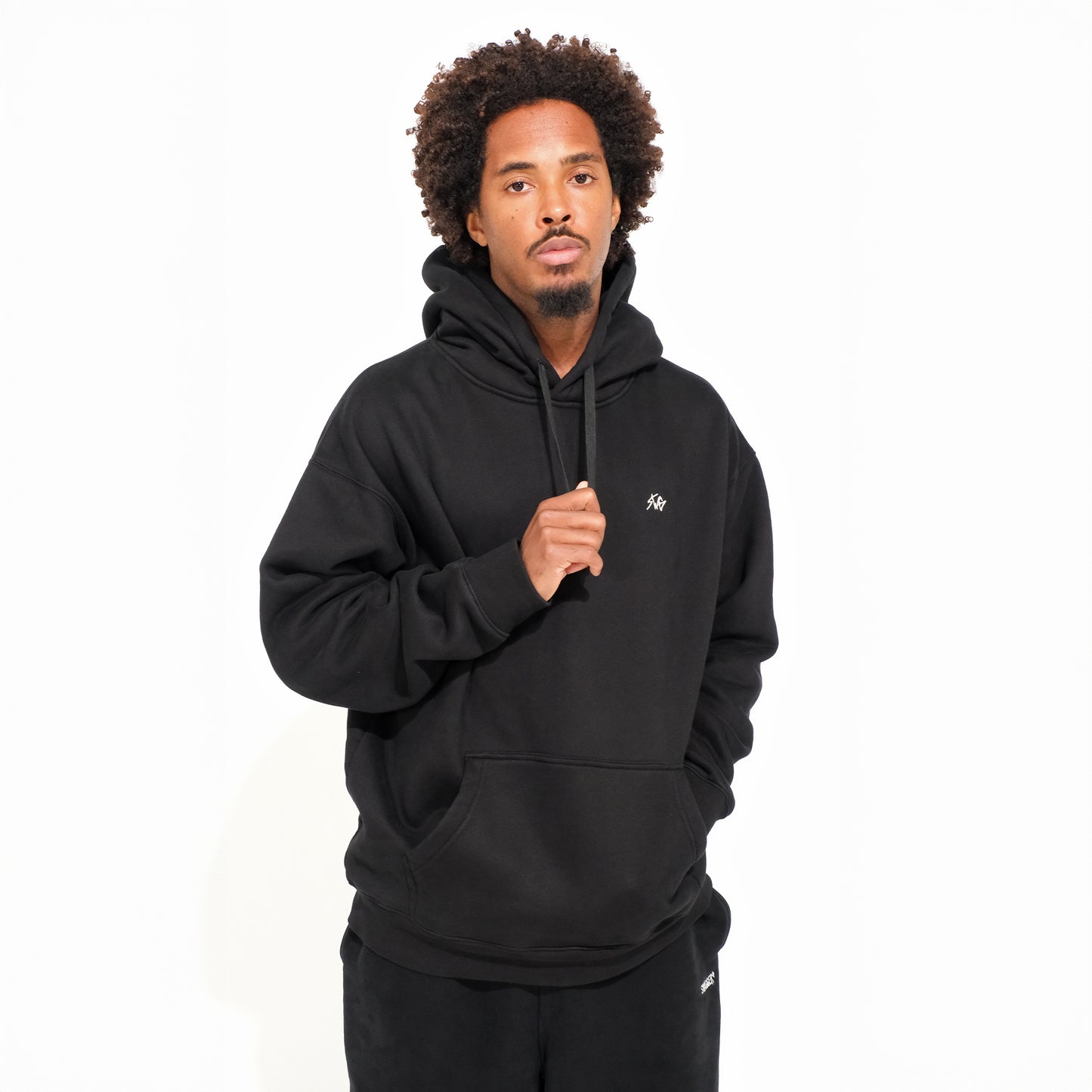 Small Signature Hoodie <BK×WT>