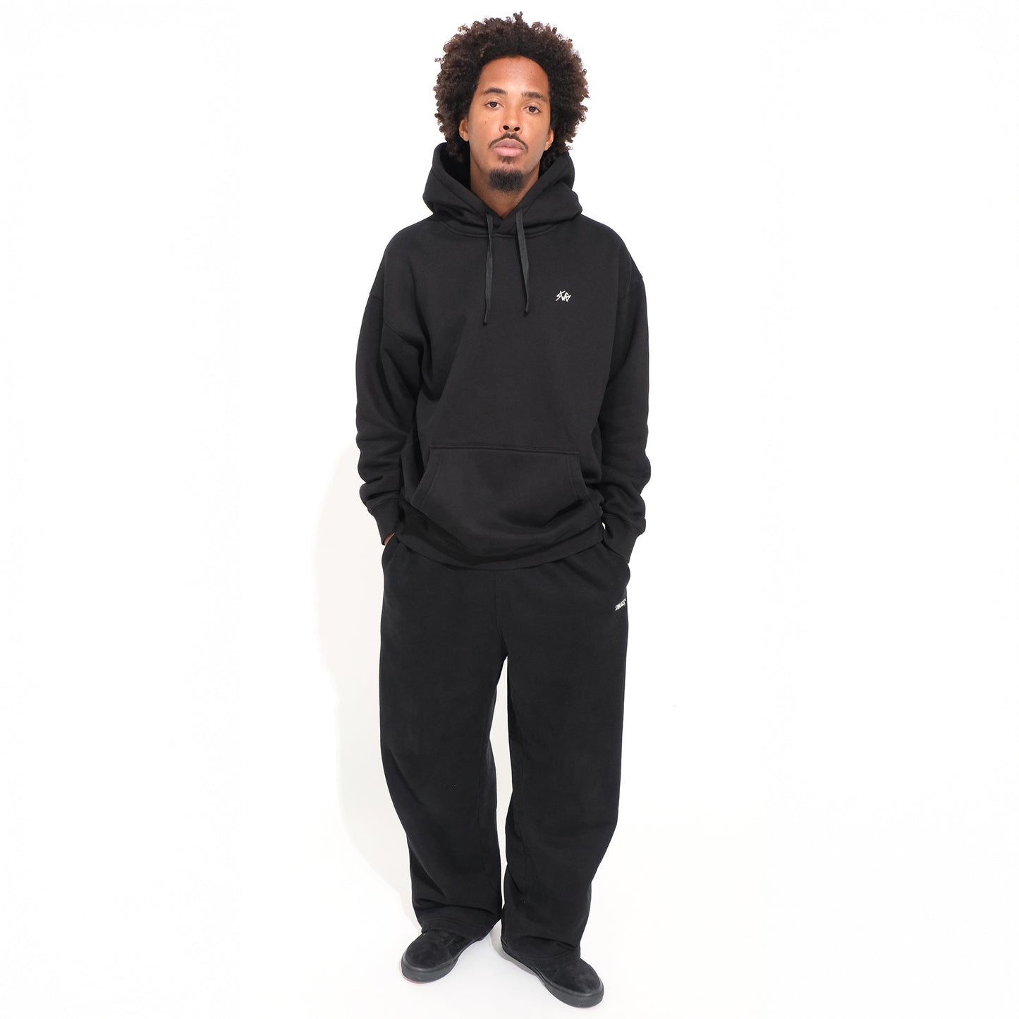 Small Signature Hoodie <BK×WT>