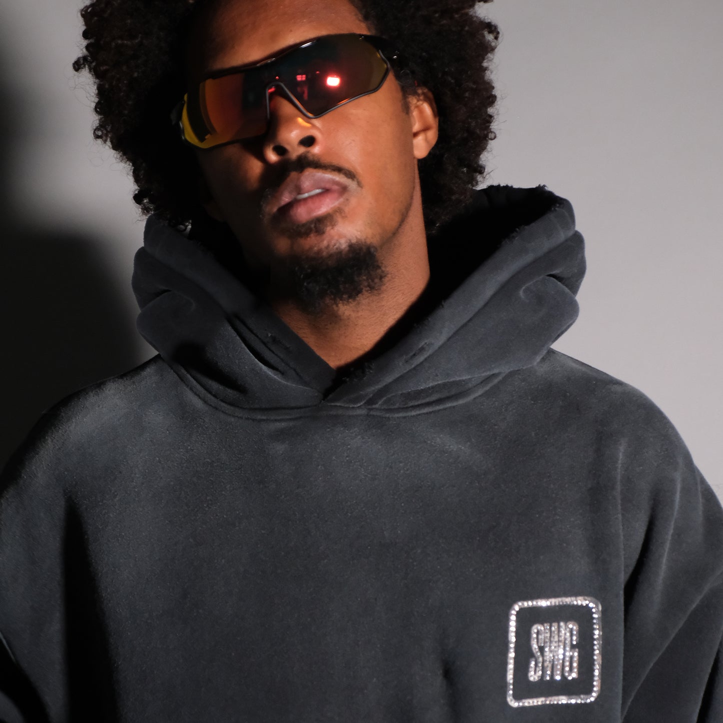 予約商品 | SWG BOX Stone Hoodie <BLACK>