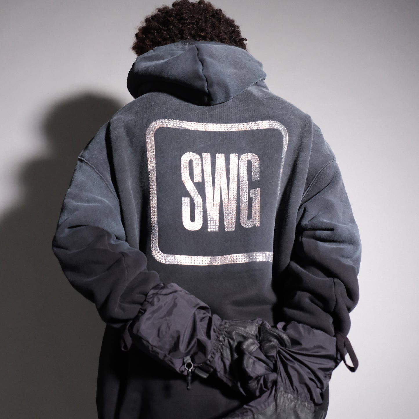 予約商品 | SWG BOX Stone Hoodie <BLACK>