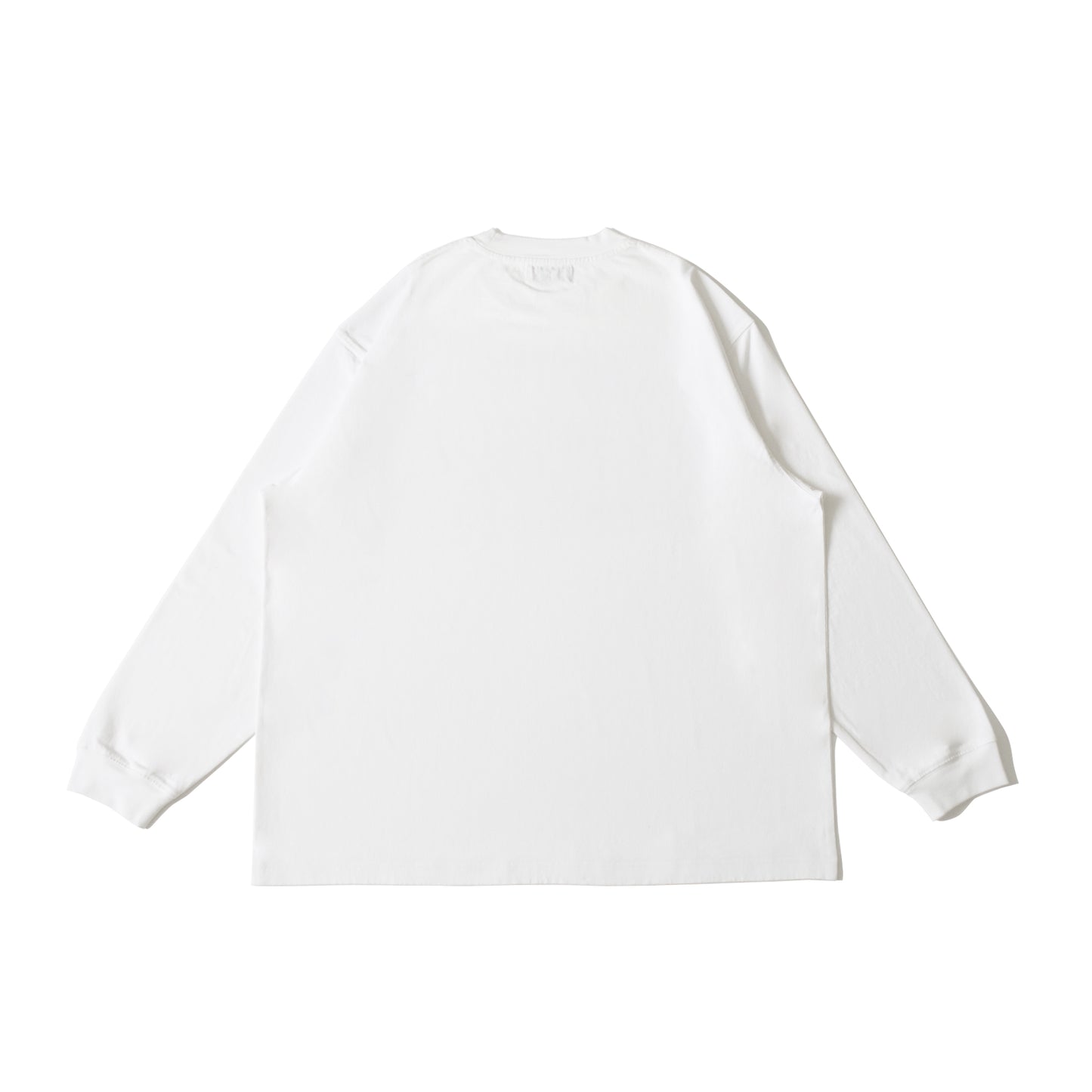 Front Box Logo LS Tee <WHITE>
