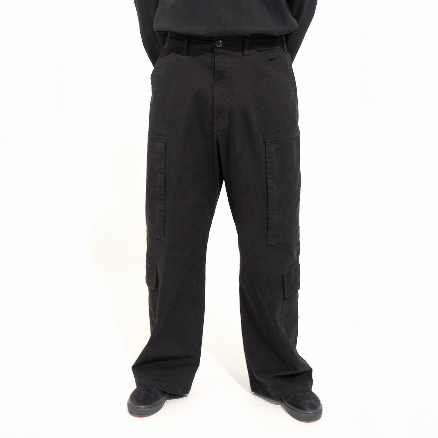 8Pocket Cargo Pants <BLACK>