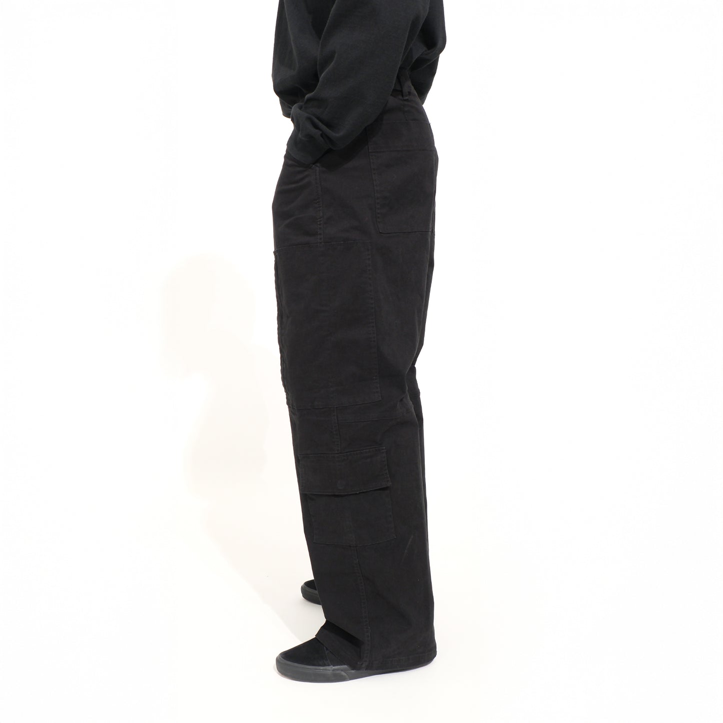 8Pocket Cargo Pants <BLACK>