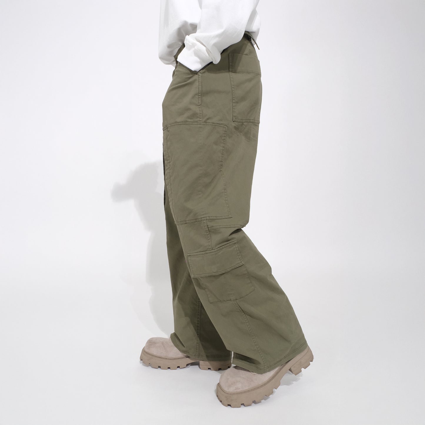 8Pocket Cargo Pants <KHAKI>