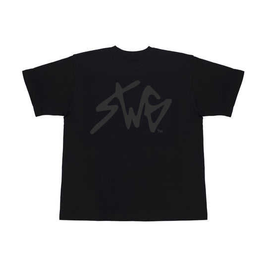 <予約商品>SIGNATURE LOGO T-SHIRT BLK×BLK