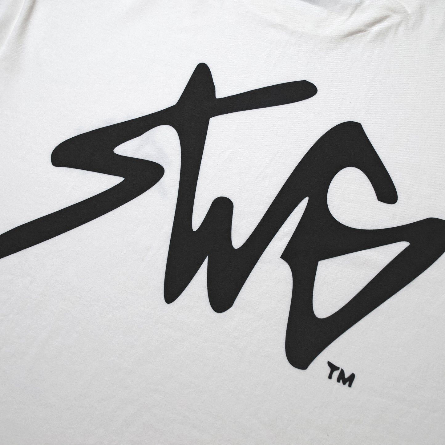 SIGNATURE LOGO T-SHIRT WHT×BLK