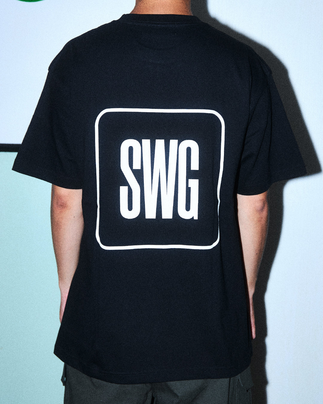 SWG BOX LOGO T-SHIRT BLACK