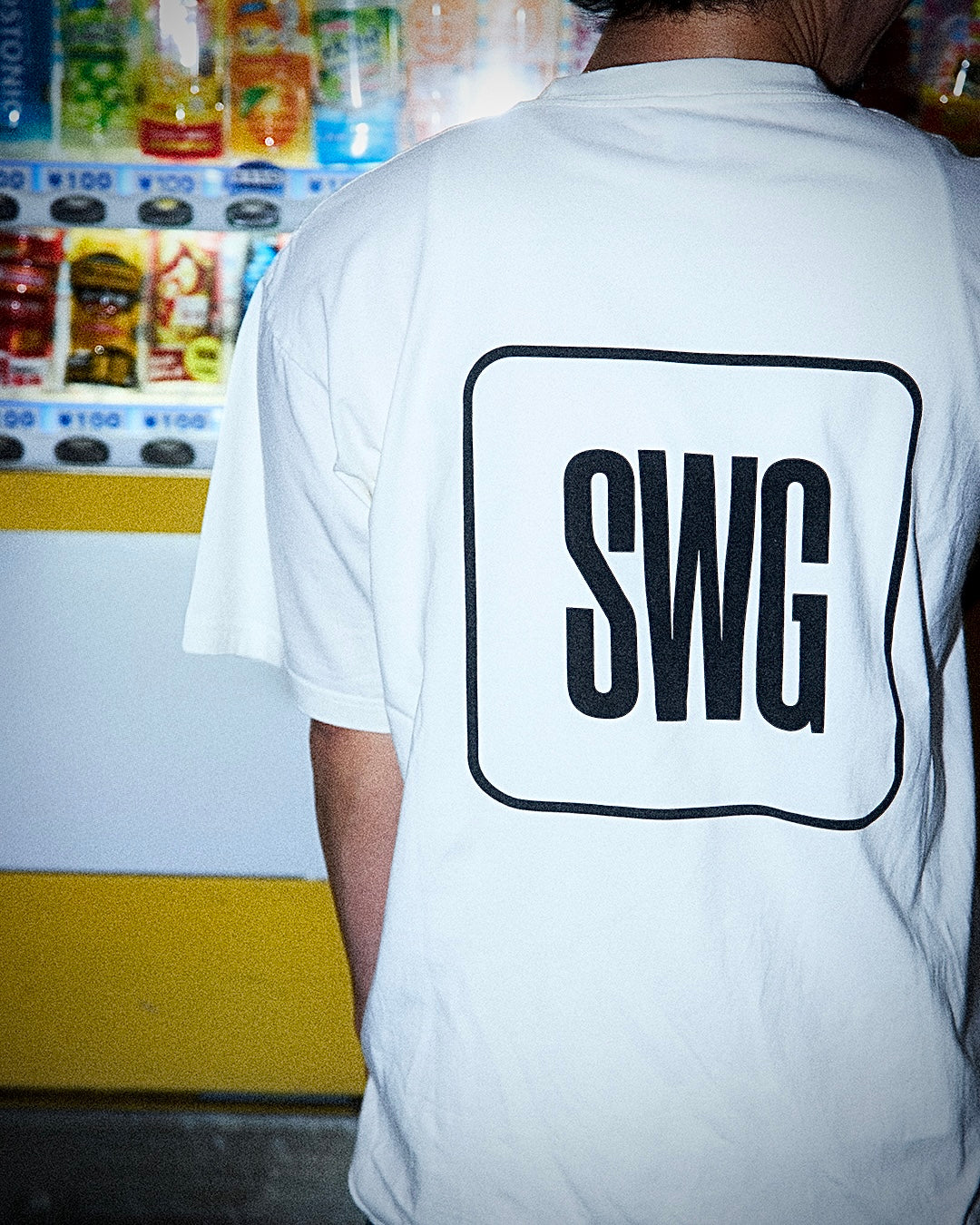 SWG BOX LOGO T-SHIRT WHITE
