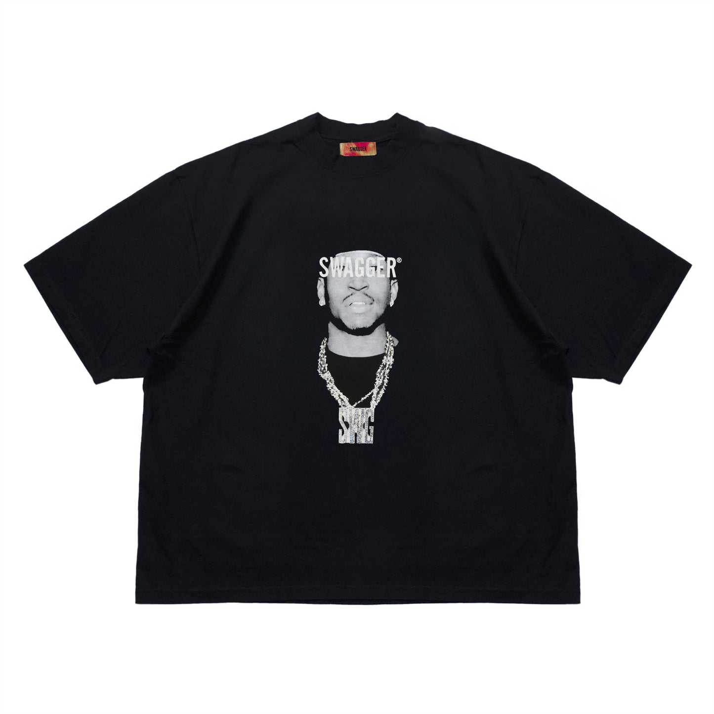 MC OVER SIZE T-SHIRT BLACK