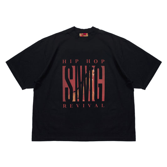 <予約商品> SWG DIVA OVER SIZE T-SHIRT BLACK