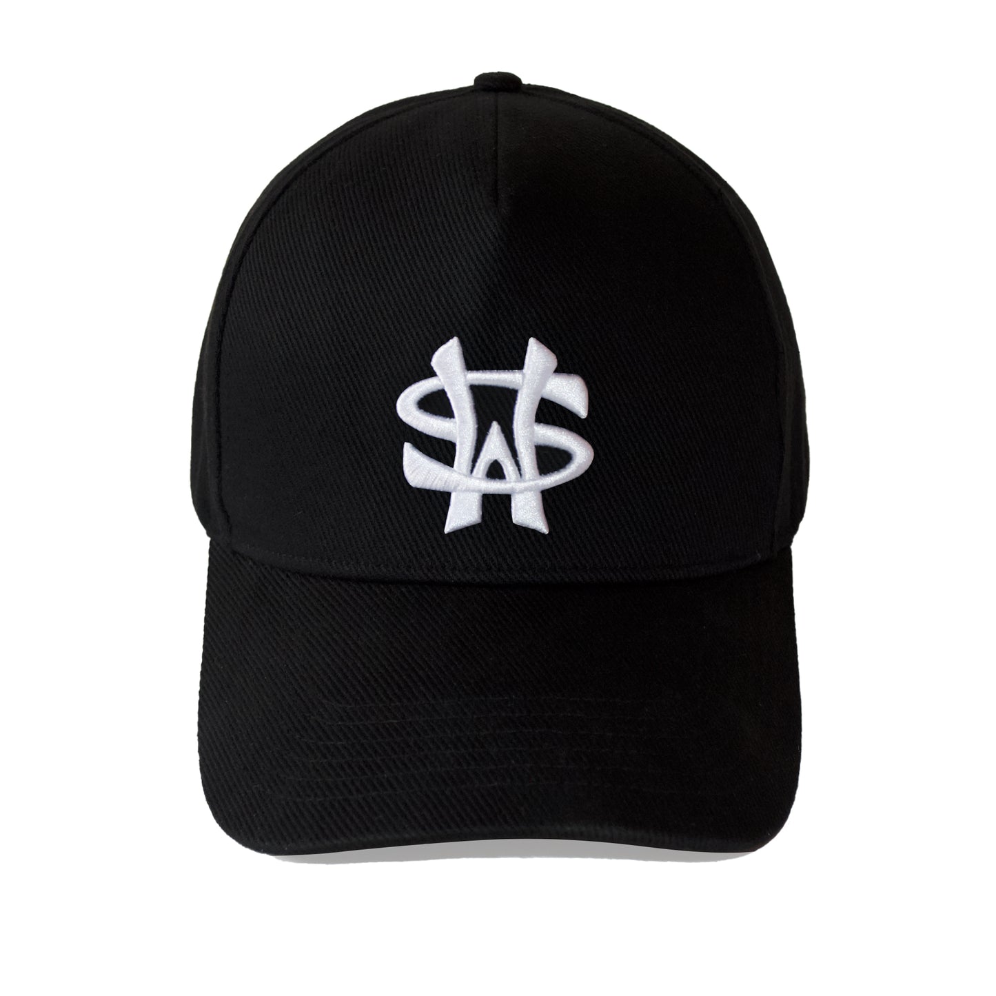 SW Logo Deep Crown Cap <BK×WT>