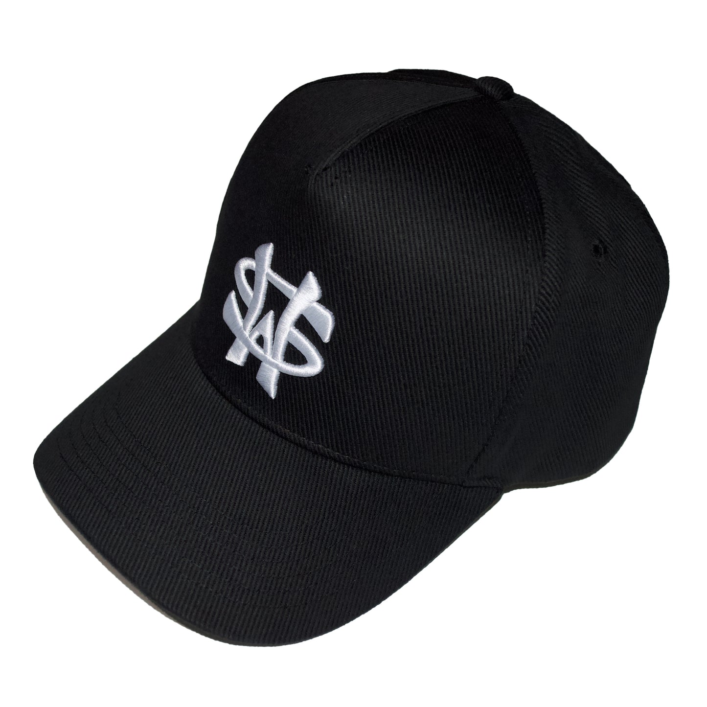 SW Logo Deep Crown Cap <BK×WT>