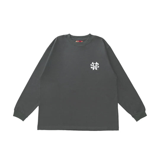 SW Logo LS Tee <C.GRAY>