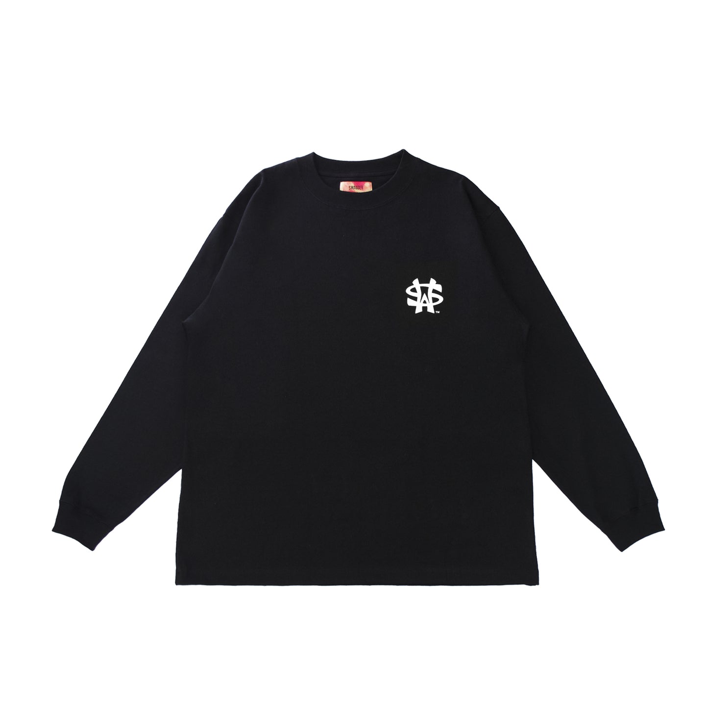 SW Logo LS Tee <BLACK>