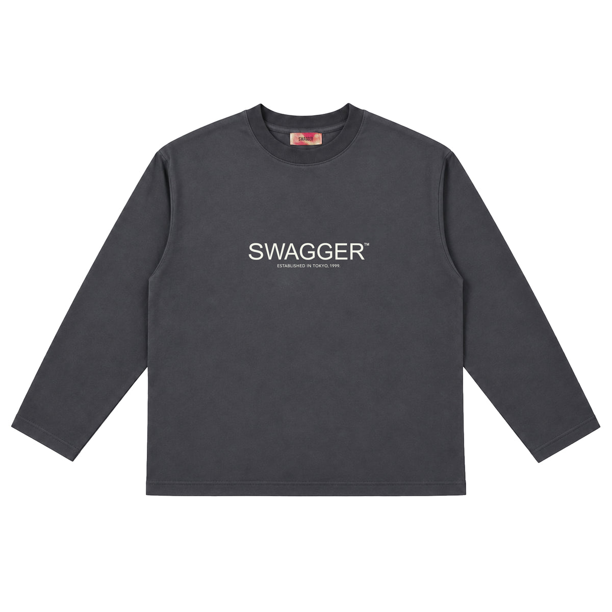 Thin Logo LS Tee (C.Gry)