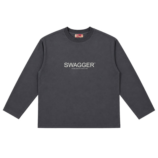 Thin Logo LS Tee (C.Gry)