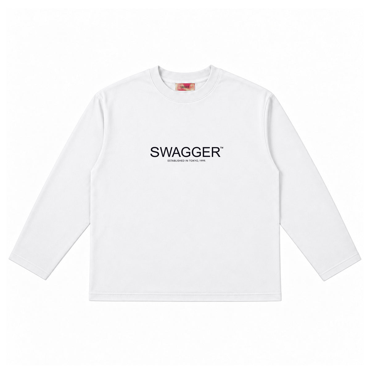Thin Logo LS Tee (White)
