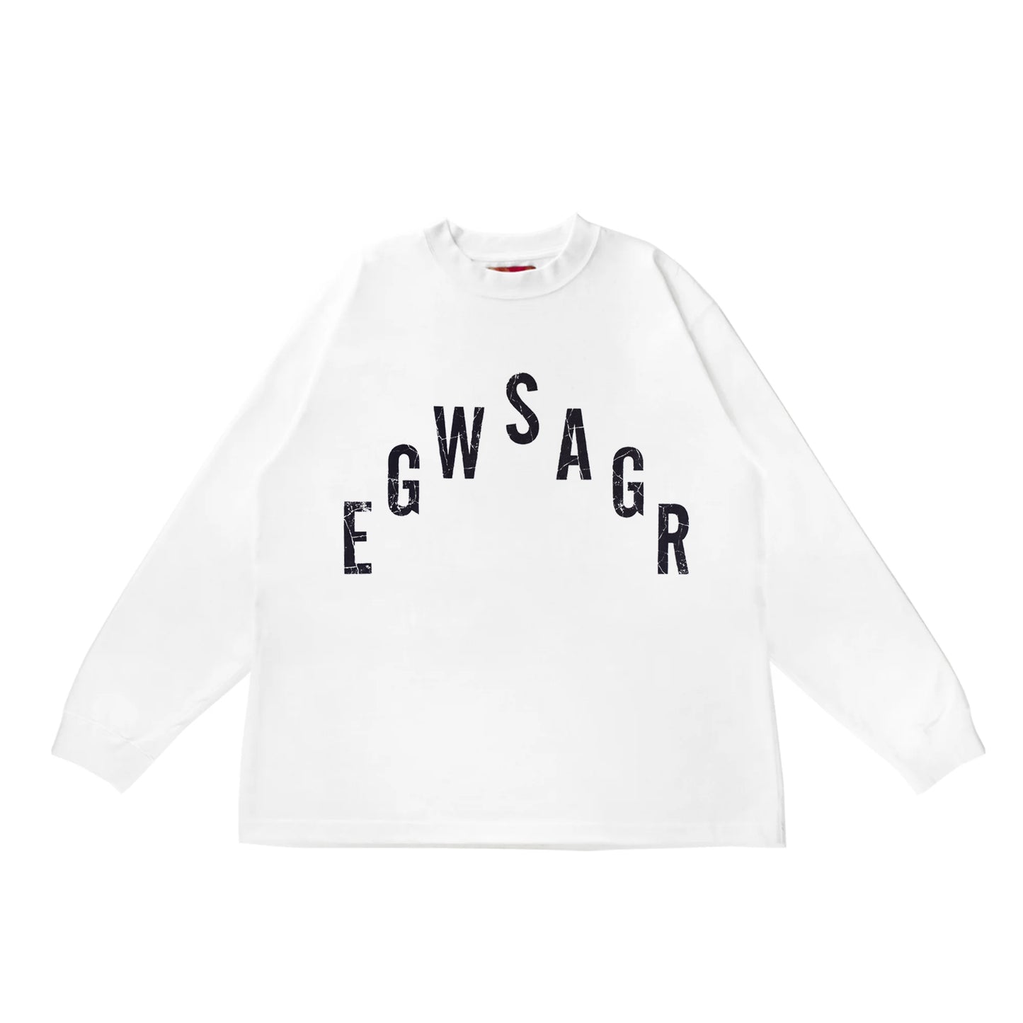 Pyramid Logo LS Tee <WHITE>