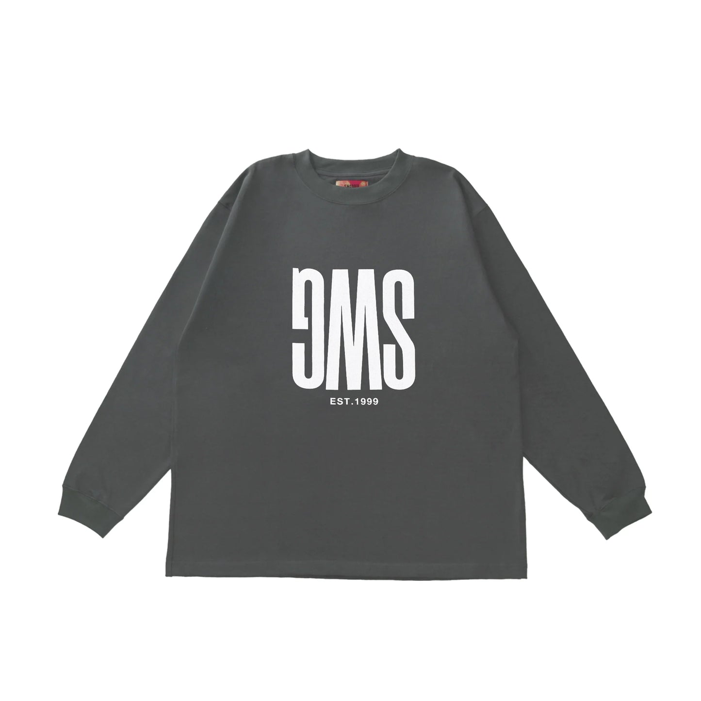 Upside Down LS Tee <C.GRAY>