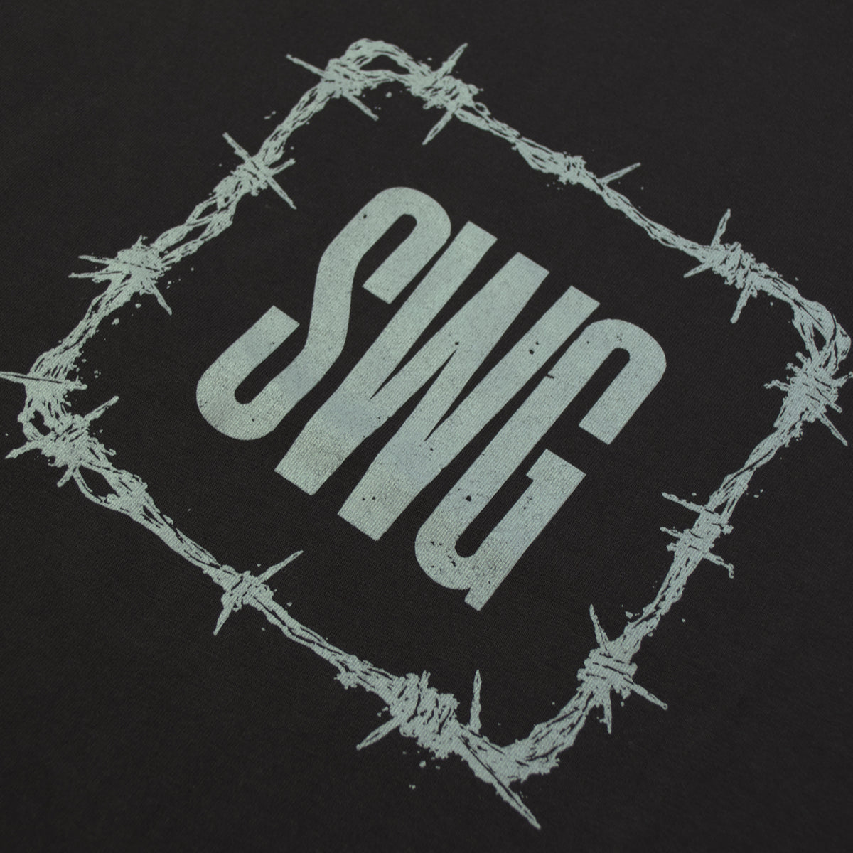 Barbed Box logo LS Tee (Black)