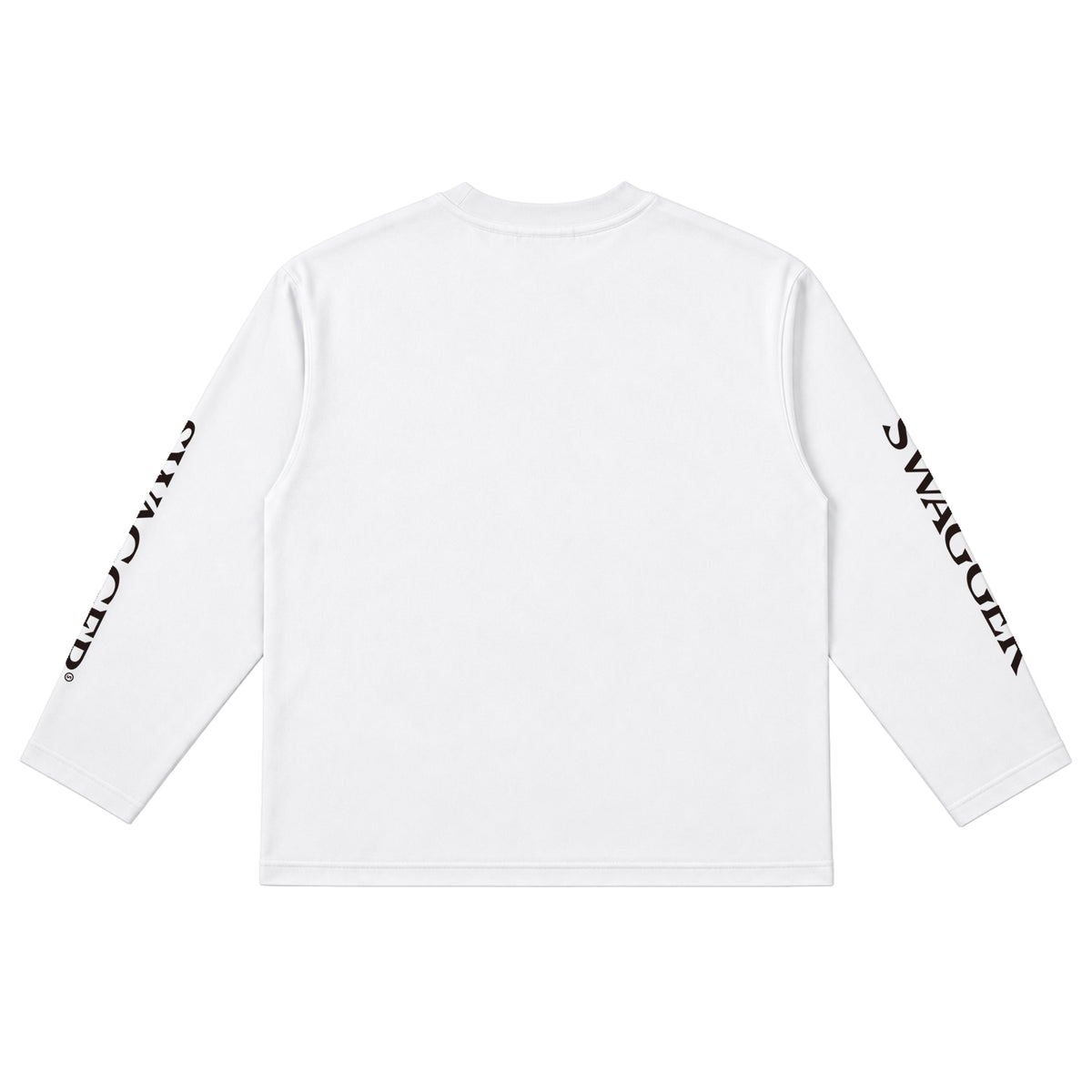 Sleeve Logo LS Tee (White)