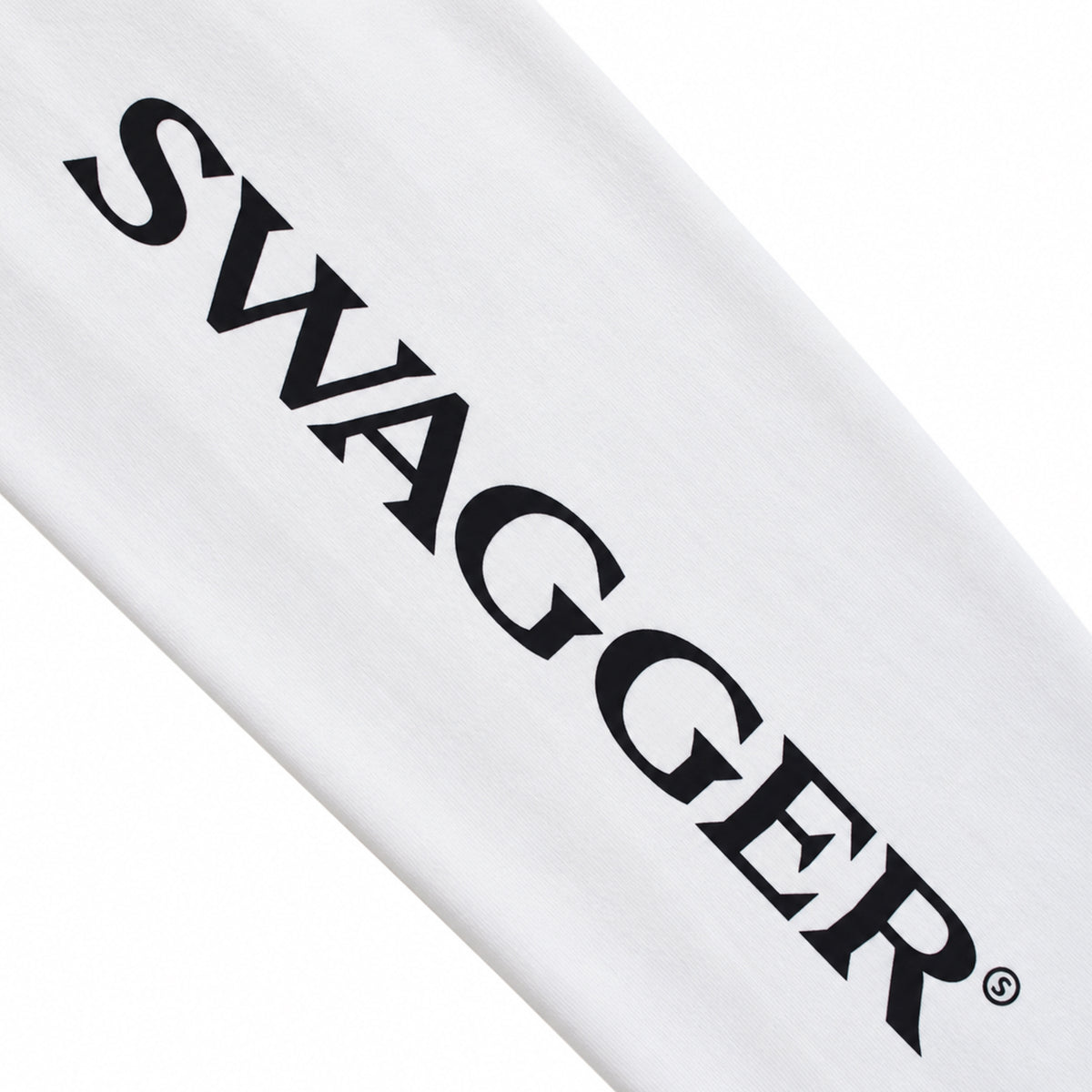 Sleeve Logo LS Tee (White)