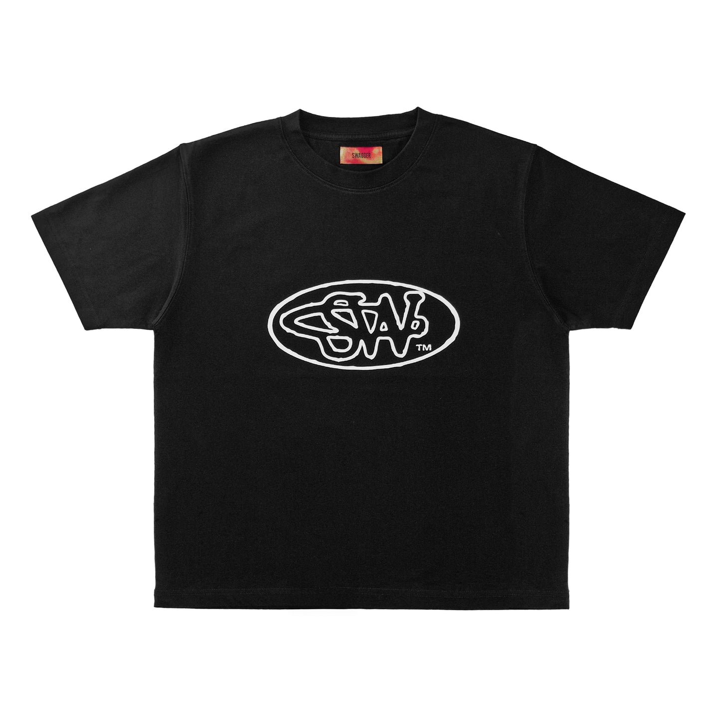 <Limited Color>INFLUENCER OVER SIZE T-SHIRT BLACK×WHITE