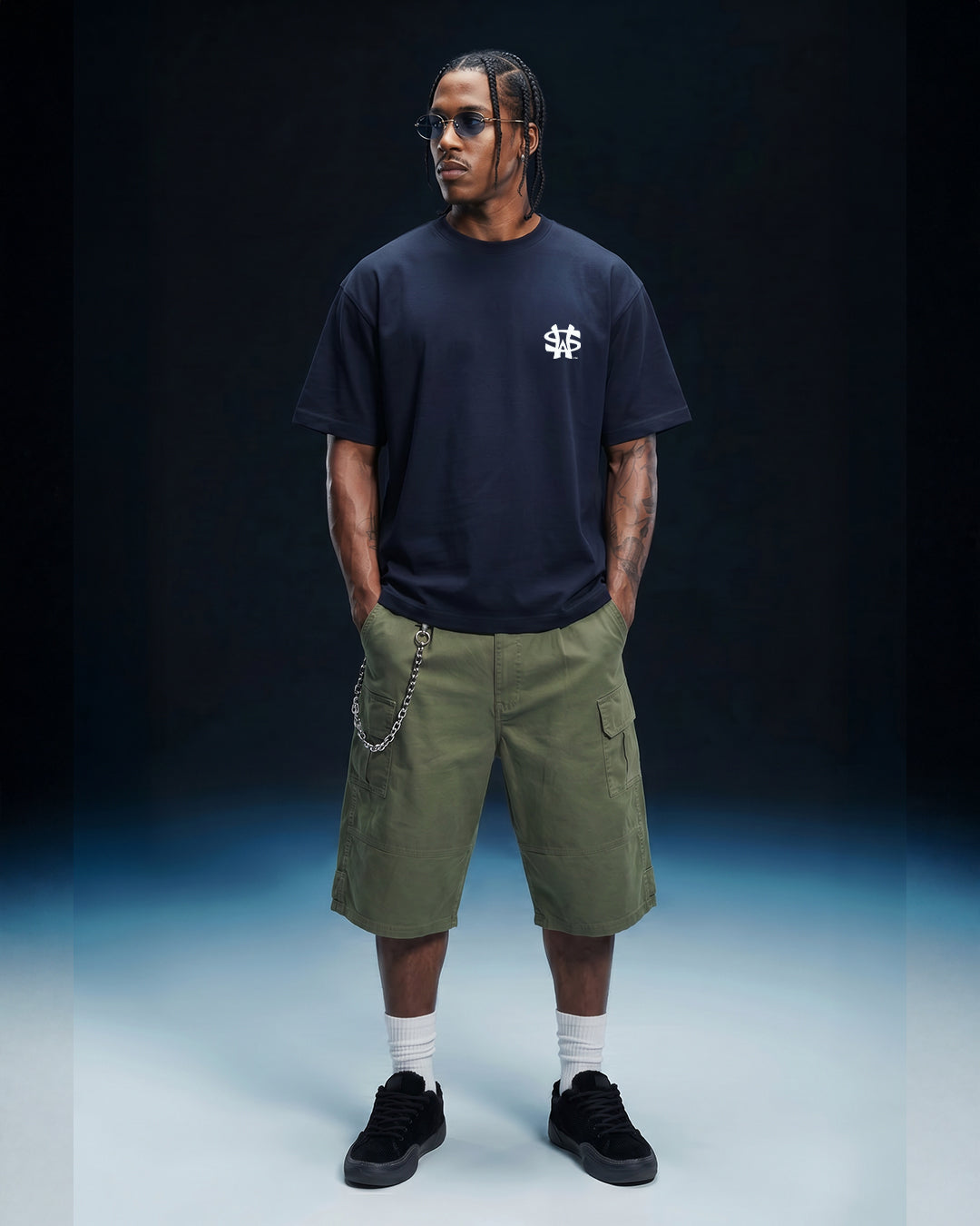 SW Logo Basic Tee <Navy>