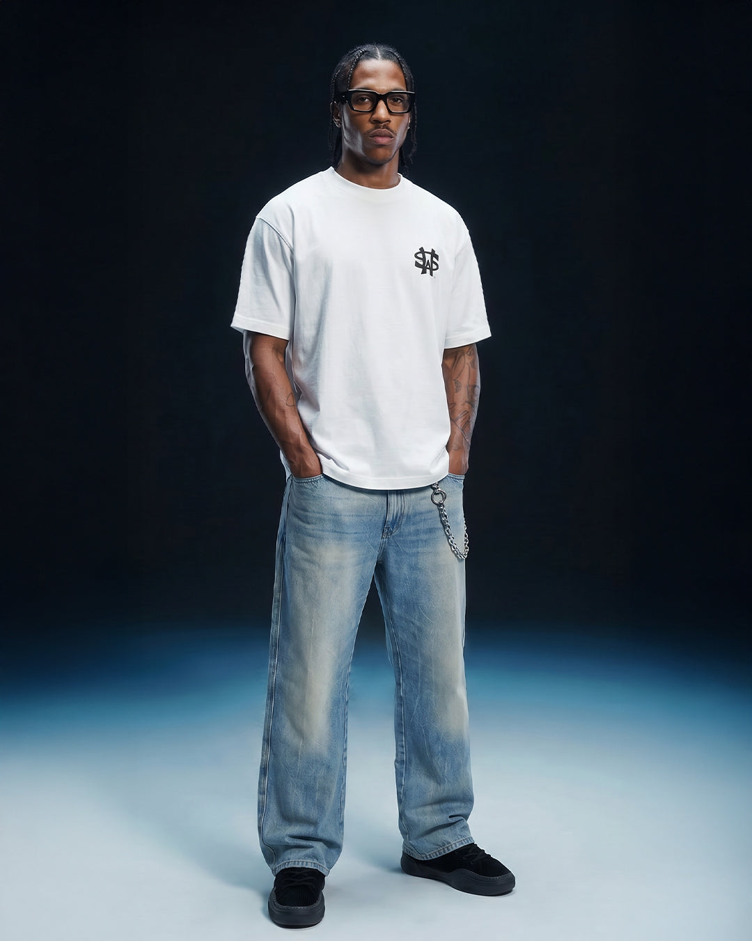 SW Logo Basic Tee <White>