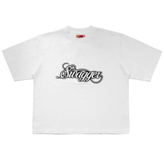 Graff Script Tee <White>