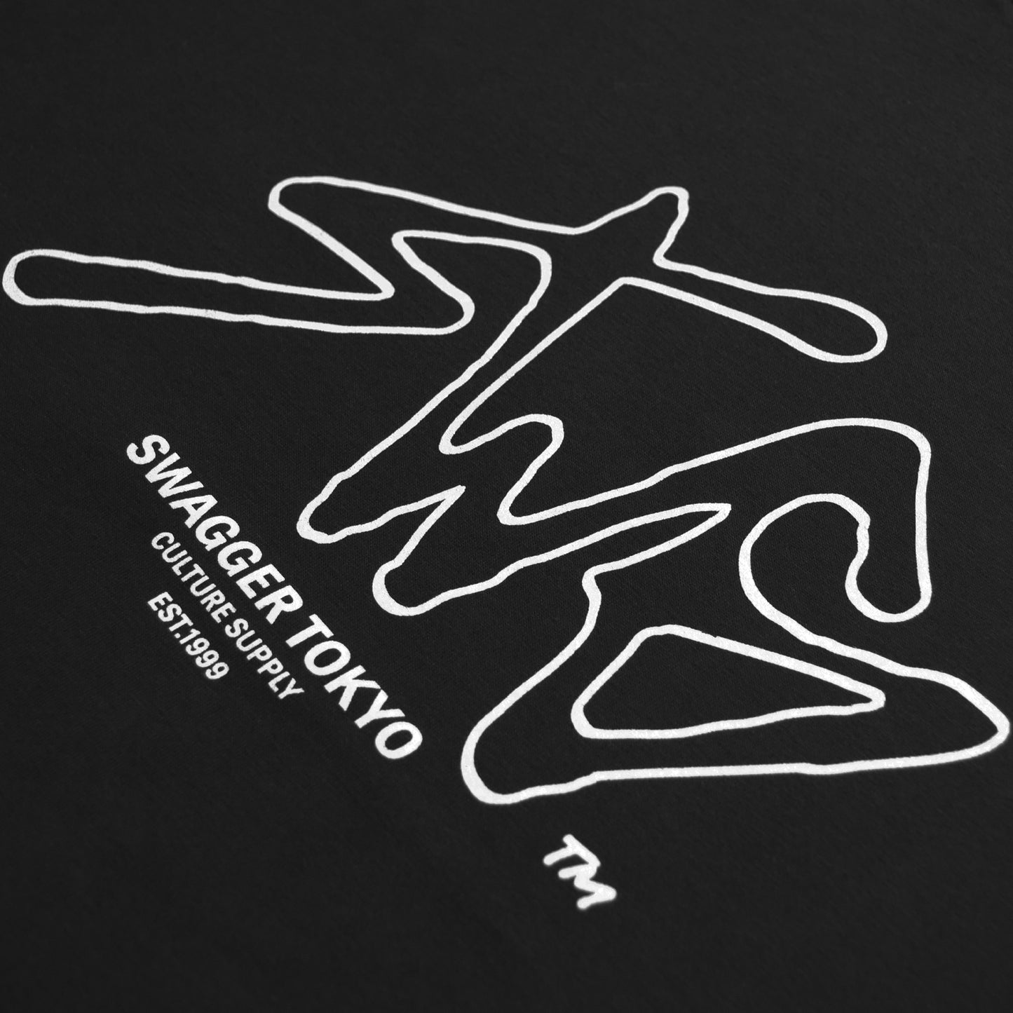 <Limited Color>INFLUENCER OVER SIZE T-SHIRT BLACK×WHITE