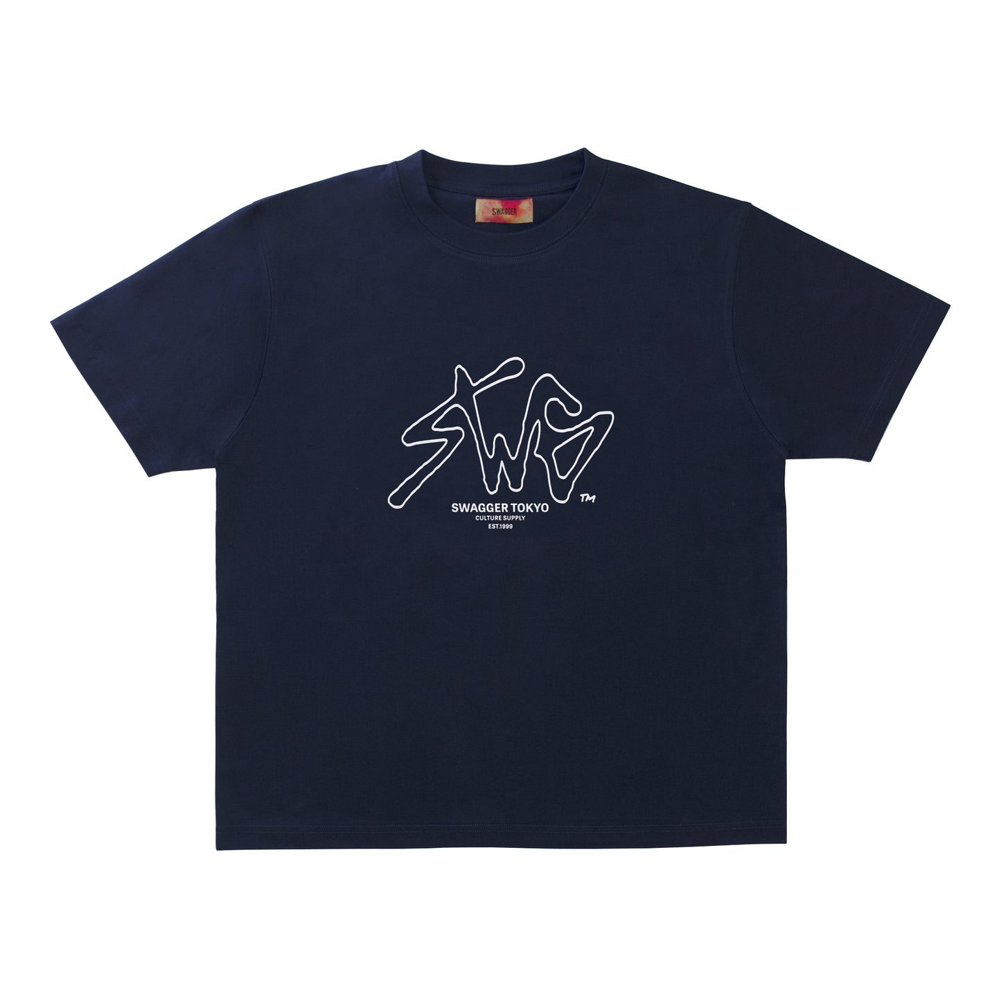 Signature OL Logo Basic Tee <NAVY>