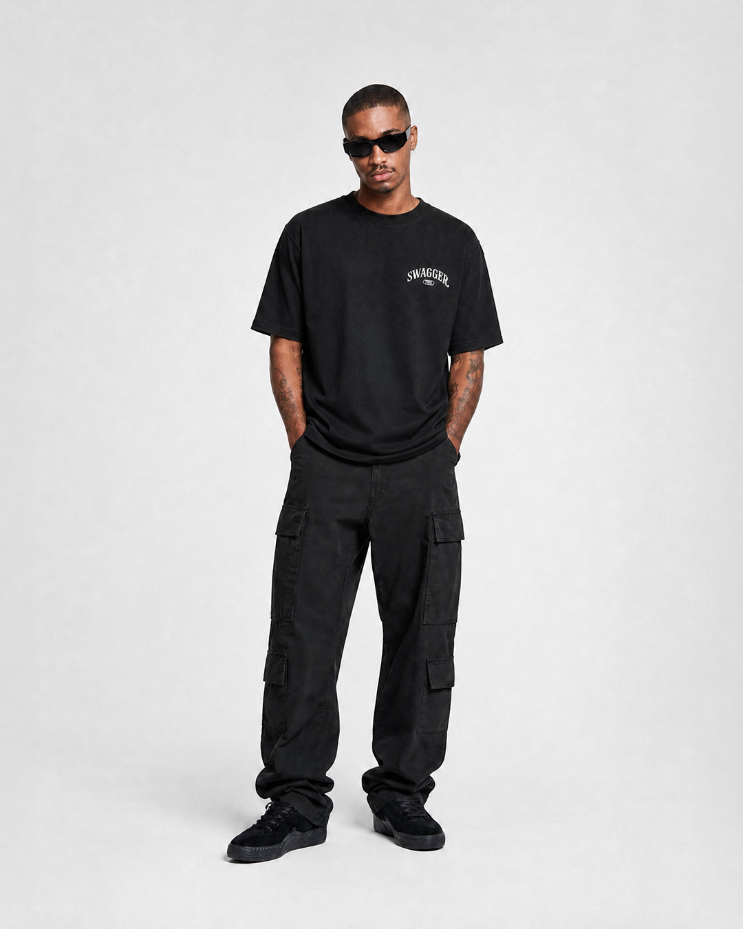 Arch Logo Basic Tee <BLACK>
