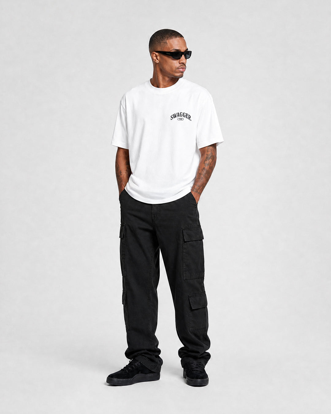 Arch Logo Basic Tee <WHITE>