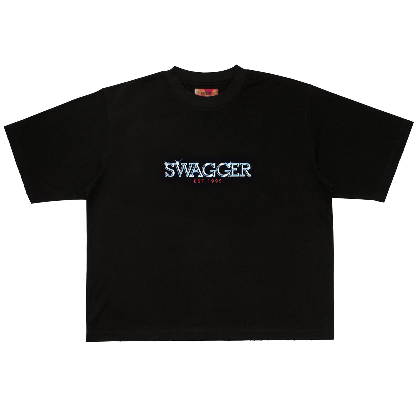 <Limited Color>INFLUENCER OVER SIZE T-SHIRT BLACK×WHITE