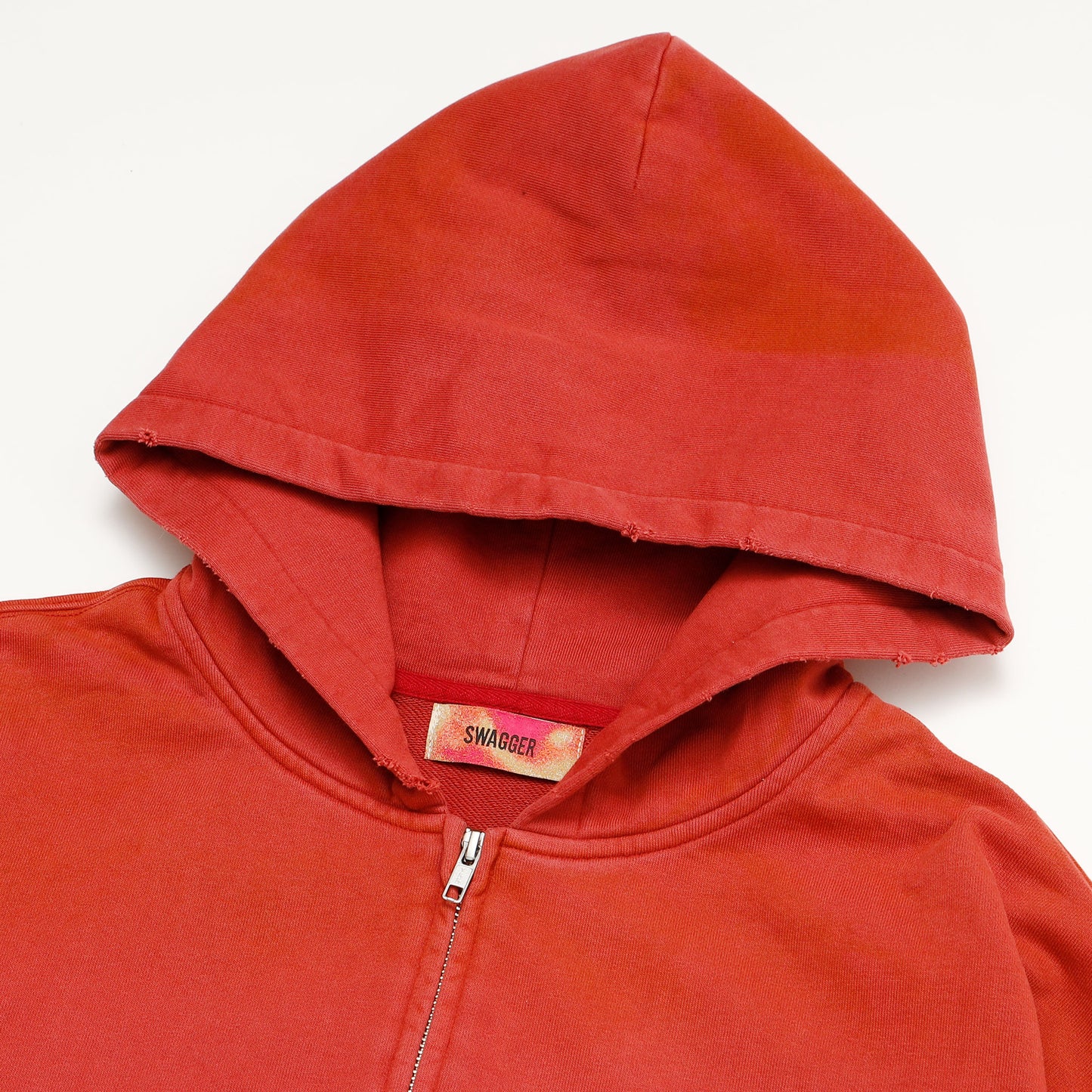 Heavy Weight Zip Up Hoodie RED