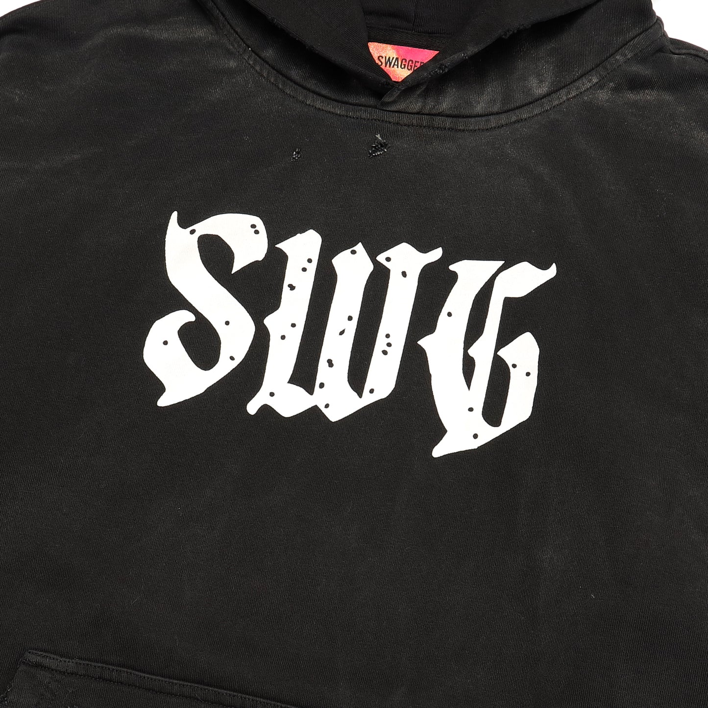 Heavy Weight Pull Over Hoodie BLK