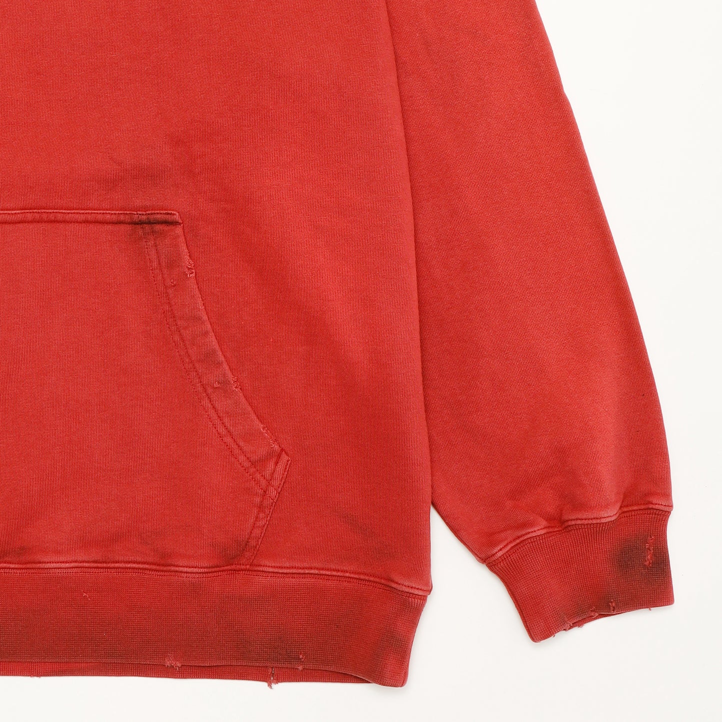 Heavy Weight Pull Over Hoodie RED