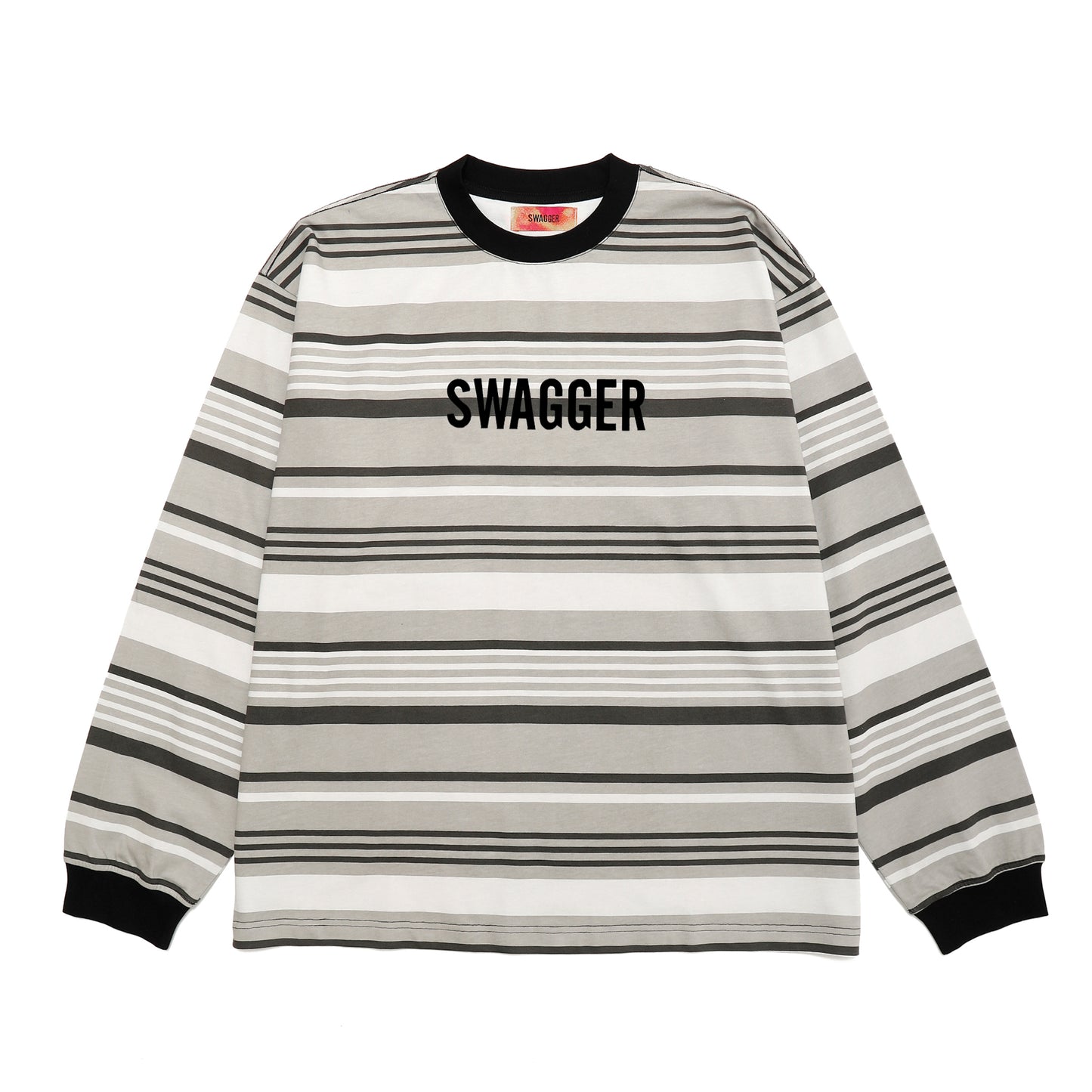 SWAGGER MULTI STRIPE LT GRY