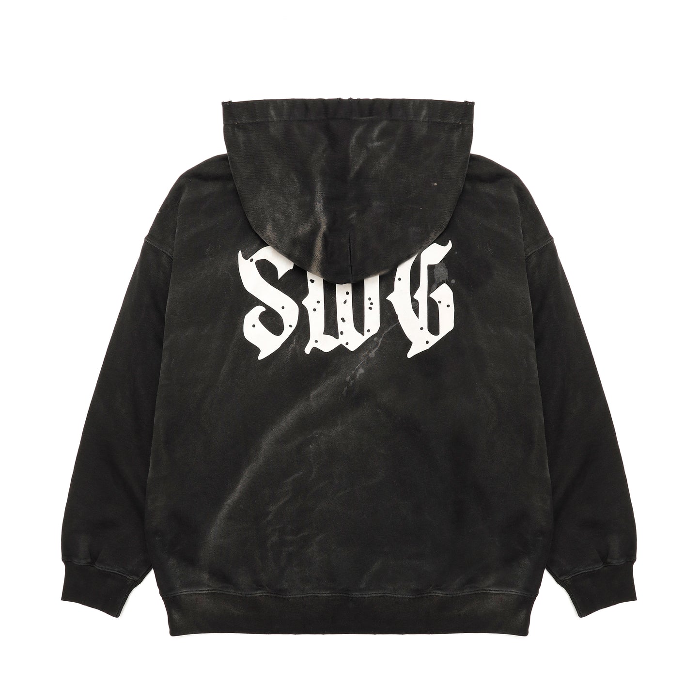 Heavy Weight Pull Over Hoodie BLK