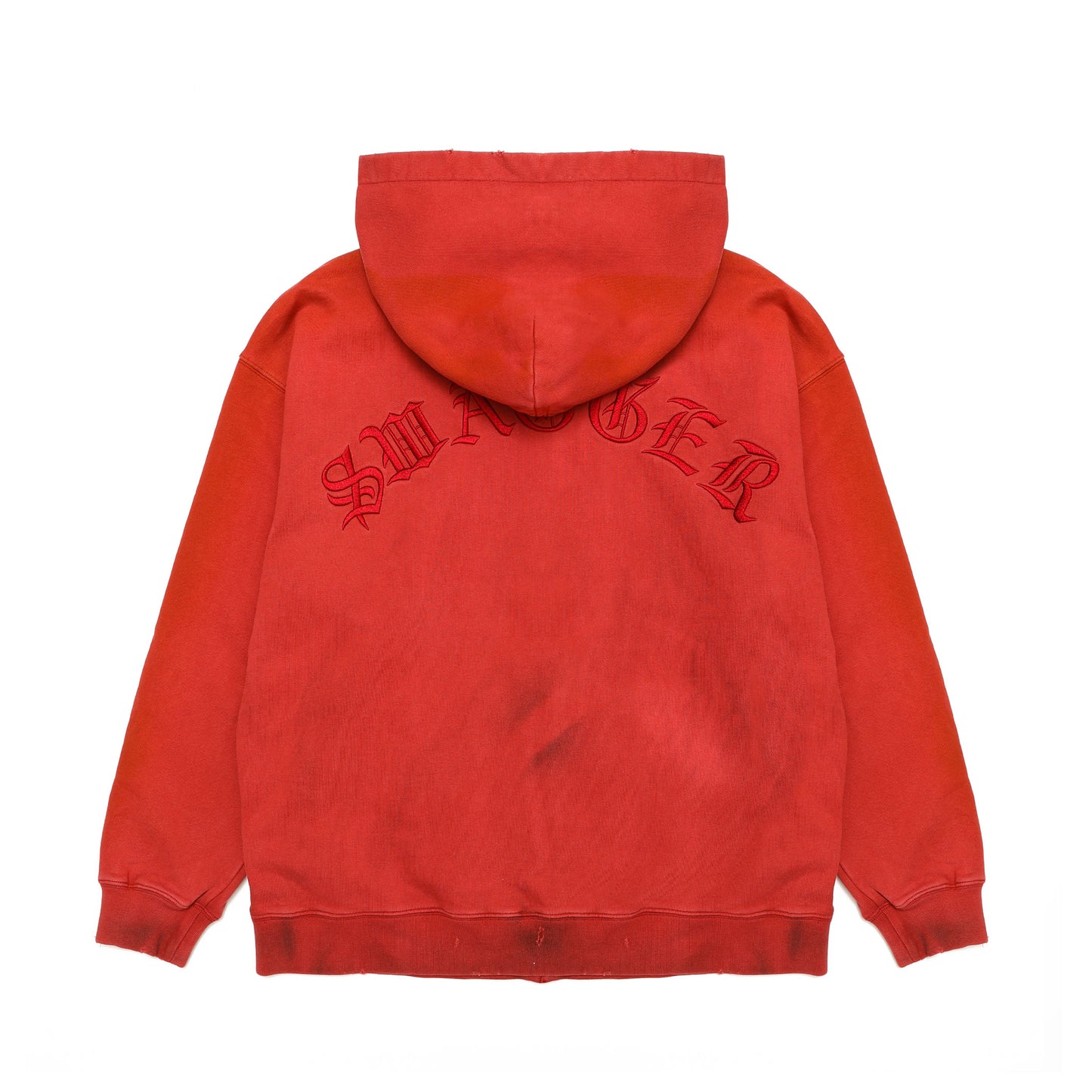 Heavy Weight Zip Up Hoodie RED